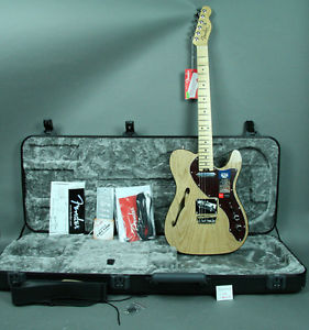 2016 Fender American Telecaster Elite Electric Guitar Nautural Finish w/OHSC