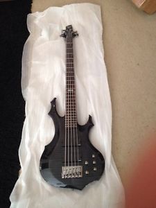 ESP LTD F-415FM Flame Maple 5 String Electric Bass Guitar "BLEM"