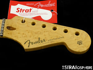American Fender Custom Shop Deluxe Strat NECK USA Large "C" Birdseye Maple LSR