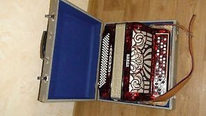 Horch Chromatic Button Accordion  Akkordeon Knopf 100 bass 3 rows