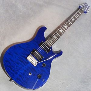 P.R.S. SE Custom 24 Royal Blue w/soft case F/S Guiter From JAPAN #Z1027