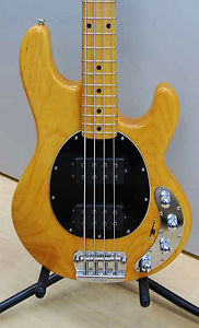 Music Man Stingray HH 4-Strings Naural Electric Bass Guitar Two Hum-Bucker