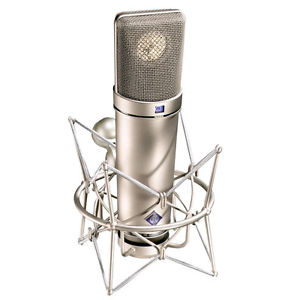 NEW Neumann U87 Set Z Condenser Microphone U87Ai Mic Shock Mount, Nickel