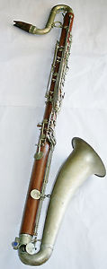 vintage HENRI SELMER ROSEWOOD CONTRA ALTO CLARINET PARIS #Q4xx CLASSIC BEAUTY!