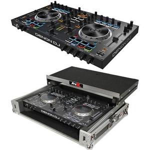Denon DJ MC4000 Professional Serato Controller W/ ProX DNMC4000 Flight Case