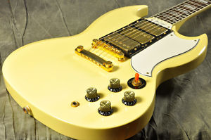 Epiphone G-400 SG CUSTOM Ivory 3 Pick Up Electric Guitar Free Shipping Japan