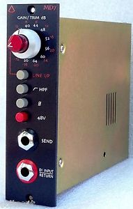 Demo Avedis Audio MD7 MD-7 500-Series Mic Pre DI Input/Sends Microphone Preamp