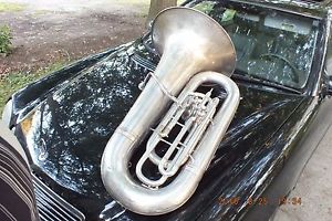 Vintage King H N White Tuba Eb Musical Instrument Pre 1915 20" Bell