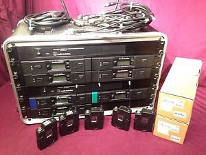7 AUDIO TECHNICA ATW-R3100bD ATW-T310bD UNIPAK WIRELESS For HEADSET or LAV Mic