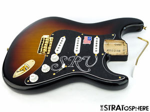 LOADED USA Fender Stevie Ray Vaughan SRV Strat BODY Stratocaster Burst SALE!