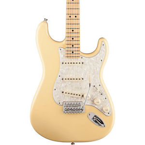 Fender Deluxe Roadhouse Stratocaster Electric Guitar Vintage White Maple FB