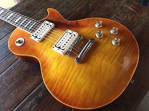 Vintage Relic 1959 Les Paul Sunburst Flametop Burst Tribute Includes Gibson HSC