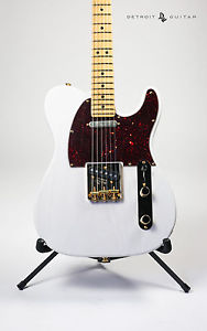 BRAND NEW FENDER LTD EDITION SELECT LITE ASH TELE W/ CASE WHITE BLONDE