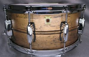 USA Ludwig "Copper Phonic" Snare Drum with Snare Case
