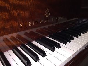Steinway Model O Grand Piano Refinished In Hamburg Style High Gloss Polyester