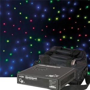 Showtec Stardrape Curtain with RGB LED's (3m x 6m inc Controller and Bag)