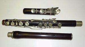 Antique A. Bechstein Brussels Wooden Flute