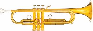 B&S B-Trompete Prestige Modell X-Line Serie MBX2-GL Goldlack