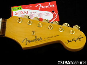 USA Fender SRV Stevie Ray Vaughan Stratocaster NECK & TUNERS Pau Ferro 12" SALE!