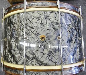 Vintage 1930's LEEDY  Black Diamond Drum Set -