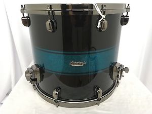 Tama Starclassic Bubinga 16" Diameter X 14" Deep Tom/Blue Sparkle Racing Stripe