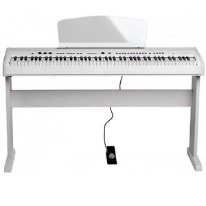 Orla Digital concert / Stage Piano / Bluetooth White with Stand and Pedal