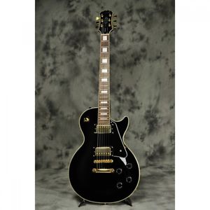 Epiphone Les Paul Custom Ebony Little Less Fret Used Electric Guitar From Japan