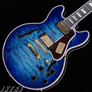 Gibson CUSTOM SHOP Limited Custom Collection CS-356 Quilt Top Indigo