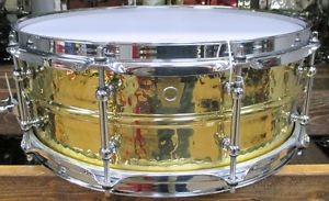 USA Ludwig 5 x 14 Hammered Supraphonic Bronze Snare with Case