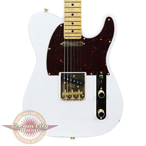 Brand New Fender Limited Edition Select Light Ash Telecaster White Blonde Demo