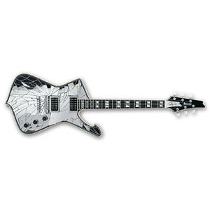 Ibanez PS1CM Paul Stanley Iceman Acrylic Cracked Mirror CM NEW with Case PS1