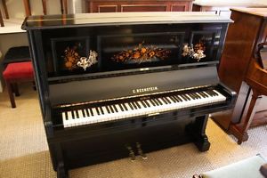BECHSTEIN Upright Piano Model 10 (V) Ornate Ebony Straight-strung (2of3)