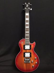 Risa LP-Style Electric Tenor Ukulele "Cherry Sunburst"