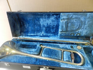 Trombone Yamaha YSL 647 case and mouthpiece Real Photo 22