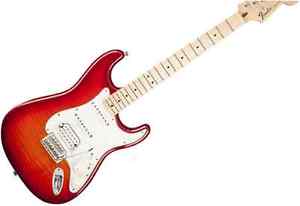 FENDER Standard Stratocaster HSS Plus Top Aged Cherry Burst F/S from JAPAN