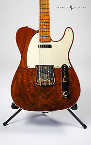 USED 2016 FENDER CUSTOM SHOP CLARO WALNUT ARTISAN TELECASTER W/ CASE