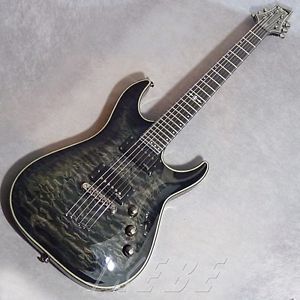 SCHECTER Hellraiser Hybrid C-1 Trans Black Burst w/soft case F/S Guiter #Z988