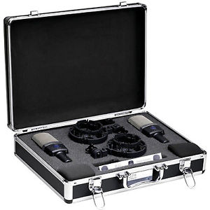 AKG C214 Matched Stereo Set - Condenser Studio Microphone pair with case