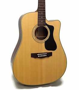 Guild D-140CE Spruce/Mahogany Dreadnought Acoustic-Electric Guitar - w/ Case