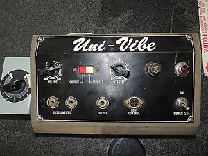 VINTAGE SHIN EI UNI-VIBE CHORUS/VIBRATO EFFECT w/CUSTOM SPEED CONTROL ORIGINAL