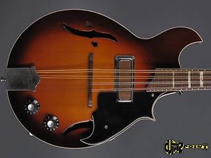 1970 Harmony H35 Electric Mandolin - Sunburst - Batwing Form