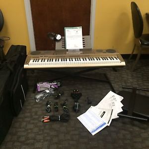 Casio AT-5 Oriental Keyboard 76-Key Workstation BUNDLE WITH ACCESSORIES