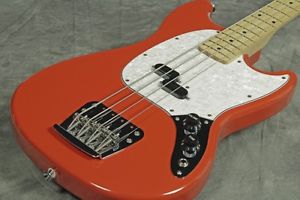 Squier by Fender FSR Vintage Modified Mustang Bass Fiesta Red Free shipping EMS