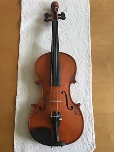 Violin Gliga Vasile Master 4/4 Ornate Hand Carved Romania Mermaids Sea Dragons