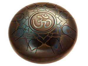 Hand Drum, Hapi Drum, HandPan, Steel, Tongue, Vibedrum, Handmade w 30sm Akebono