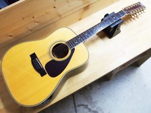 YAMAHA L12-8A Natural w/hard case Free shipping Guiter From JAPAN #P113