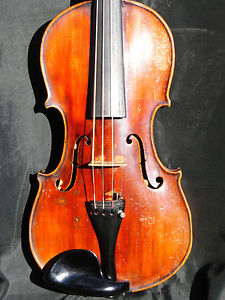 Meistergeige, Zettel: Anton Zunterer, München 1892