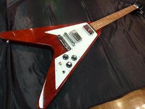 Free Shipping Gibson Flying V 2015 Japan Limited Heritage Cherry Electric Guitar
