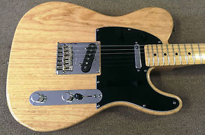 Fender American Standard Telecaster, Maple Neck Natural Ash Body, Custom Shop PU
