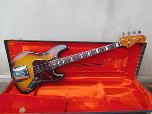 1972 Vintage FENDER JAZZ BASS sunburst ORIGINAL CONDITION  stunning !